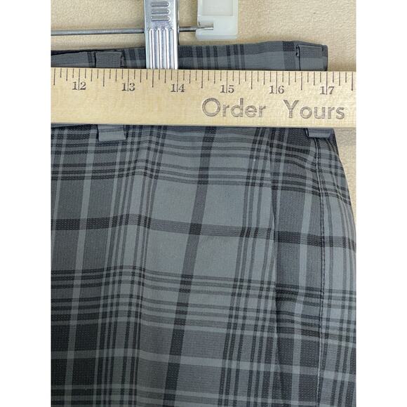 Nike Golf Pants Mens 32x32 Gray Plaid Tour Performance Dri Fit Straight Leg Pant - Picture 5 of 13